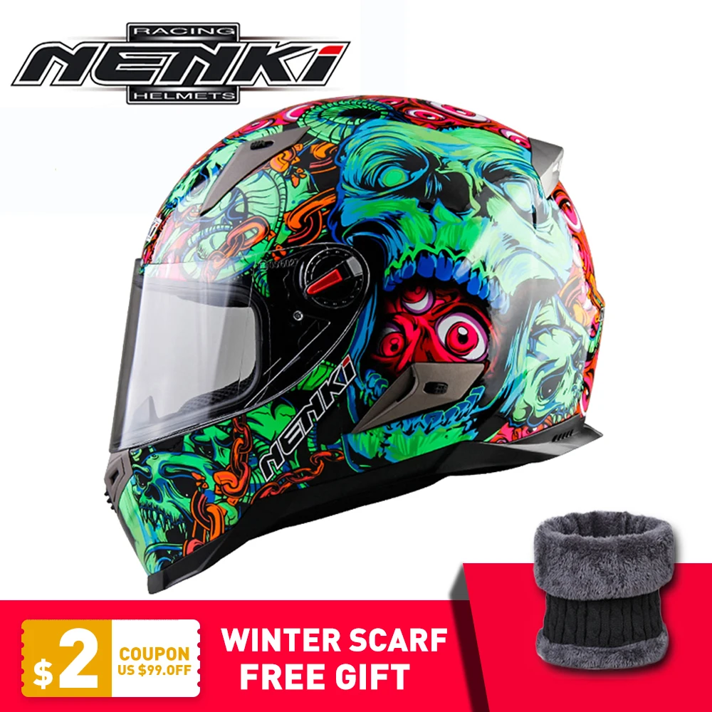 NENKI Motorcycle Helmet Motocross Racing Helmet Motorbike Full Face Helmet Capacete Casco Moto For Men Women ECE Certification NENKI Motorcycle Helmet Motocross Racing Helmet Motorbike Full Face Helmet Capacete Casco Moto For Men Women ECE Certification