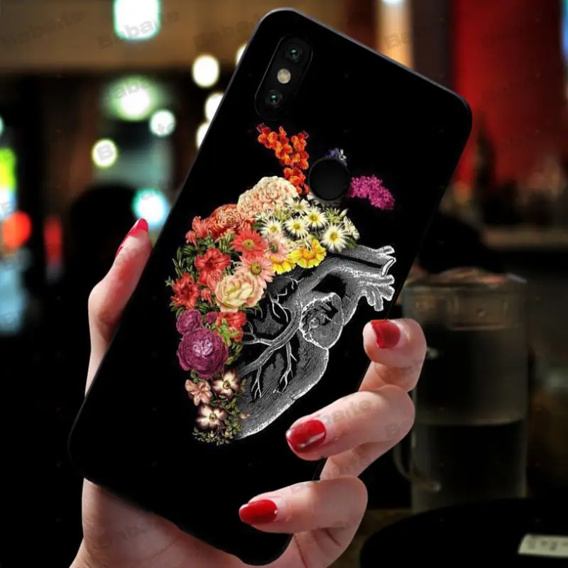 babaite Medical Human Organs Brain Meridian Kidney Art Phone Case For xiaomi mi 8se 6 mi8lite note2 note3 mix2 max2 max3 Cases