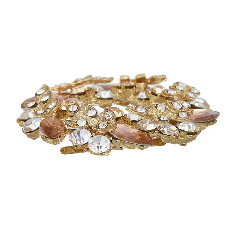 1 Pair Fashion Women Rhinestone Shoes Flower DIY Decorations Shoe Buckle Charm Lady High Heel Wild Matching Clips