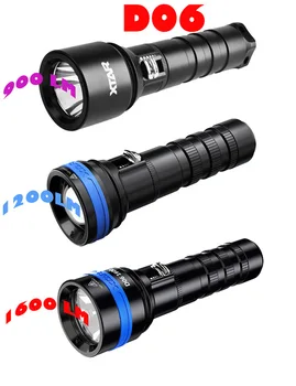 

XTAR xtar D06 diving flashlight CREE max Magnetic switch torch 100 meter diving depth