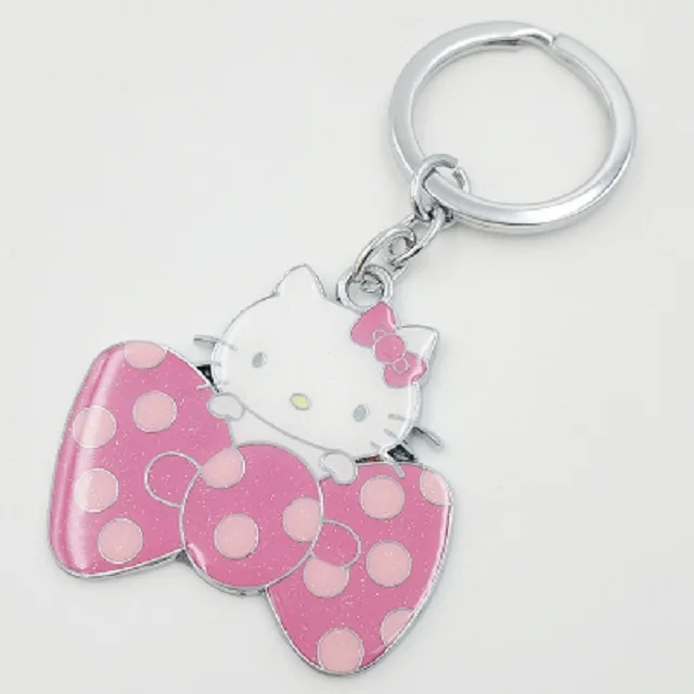 KITTY белый брелок Hello KITTY милый брелок для ключей для женщин Hello KITTY брелок для ключей с кошкой брелок для ключей