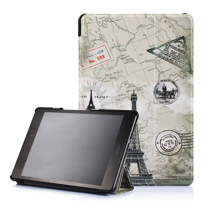 

(Slim Fit) (Stand Feature) Folio Flip PU Leather Hybrid Print Case for 2016 Asus Zenpad Z8 7.9" ZT581KL(Zenpad 3 8.0 Z581KL)