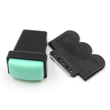 Hot Rectangle Nail Art Stamper Scraper Set Nail Polish Paint Stamping Plates Template DIY Design Nail Tools