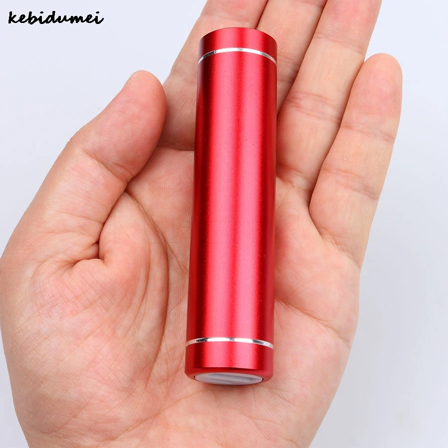 

Kebidumei External Battery Storage Case USB 5V 1A Power Bank Suit 18650 Batteries DIY Case Box Store for Cell Phones for MP3