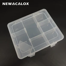 DIY Toolbox Electronic Plastic Storage Containers Tool Cases Transparent SMD SMT Parts Jewelry Component Storage Box