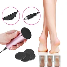 Электронный шлифовальный станок для ног автоматический Отшелушивающий режущий педикюр мозоли с 60 шт. Сменные круги из Шкурки