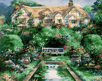 

Frameless diy paintings by numbers paint by number for home decor oil picture painting 5065cm garden