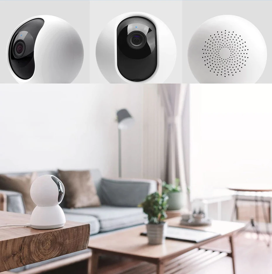 English Version Xiaomi Mijia Smart Camera Cradle Head Version 720P 360 Angle Webcam IP Camcorder WIFI Wireless Remote Control-100