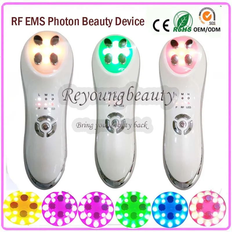 

Mini RF Electroporation Mesotherapy RF Radio Frequency EMS Led Photon Skin Rejuvenation Acne Treatment Beauty Device Home Use