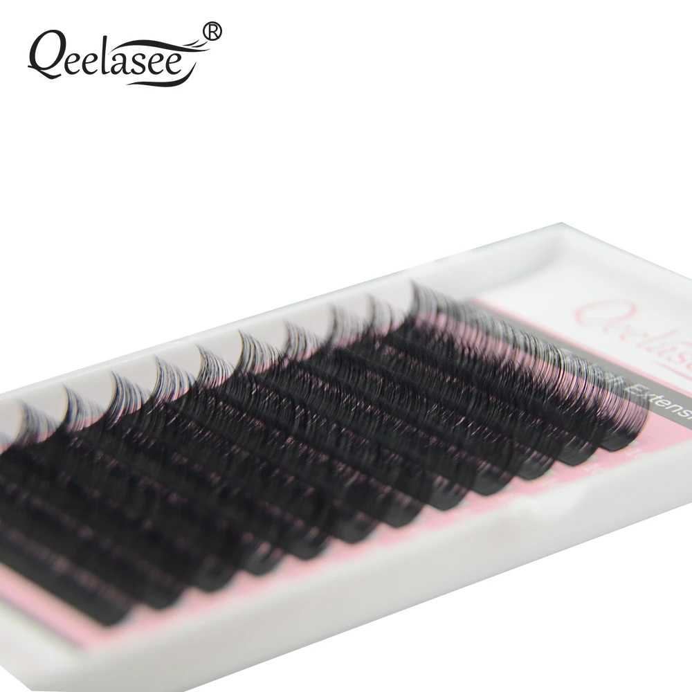 Qeelasee 20pcs/lot 0.03 mink volume eyelash extension false individual eyelashes premium mink cilia lashes makeup eyelashes 5