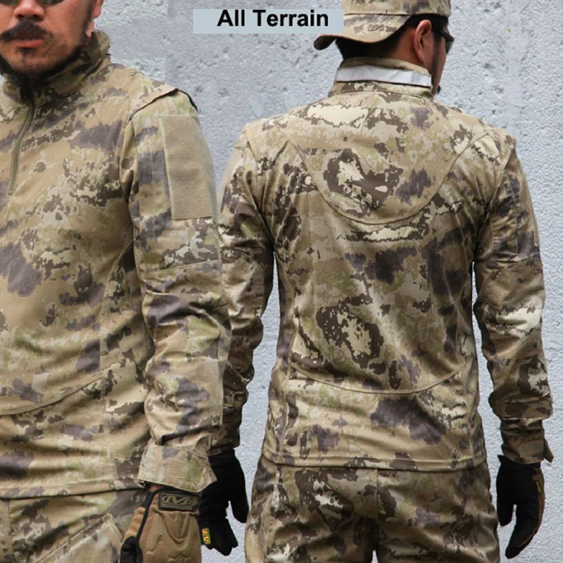 

65/35 Rip-Stop Army Combat Uniform Tactical Set US Army Military Uniform All Terrain Sand Move Camouflage Suit