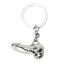 LEEPEE, автомобильный брелок для ключей, брелок в форме пениса, креативный подарок, модный фаллоимитатор, брелок из цинкового сплава