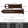 MAIKES Watch Accessories Genuine Leather For Apple Watch Band 44mm 40mm & Apple Watch Bands 42mm 38mm Series 4 3 2 1 Watch Strap ► Photo 2/6