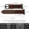 Ремешок MAIKES из натуральной кожи для Apple Watch Band 44 мм 40 мм и Apple Watch Bands 42 мм 38 мм Series 4 3 2 1, аксессуары для часов ► Фото 2/6