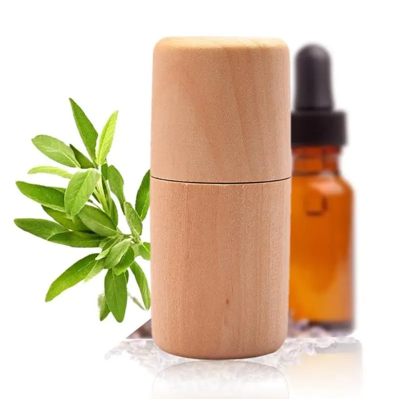 

50pcs Essential Oil Storage Box Wooden Case Container Organizer Single Aromatherapy Bottle Organizer Container
