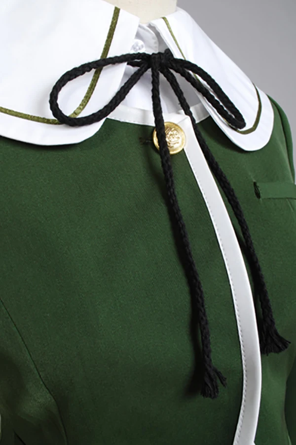 Danganronpa Косплей Костюм Chihiro Fujisaki полный комплект униформы Топ И платье Карнавальный костюм для женщин и девочек