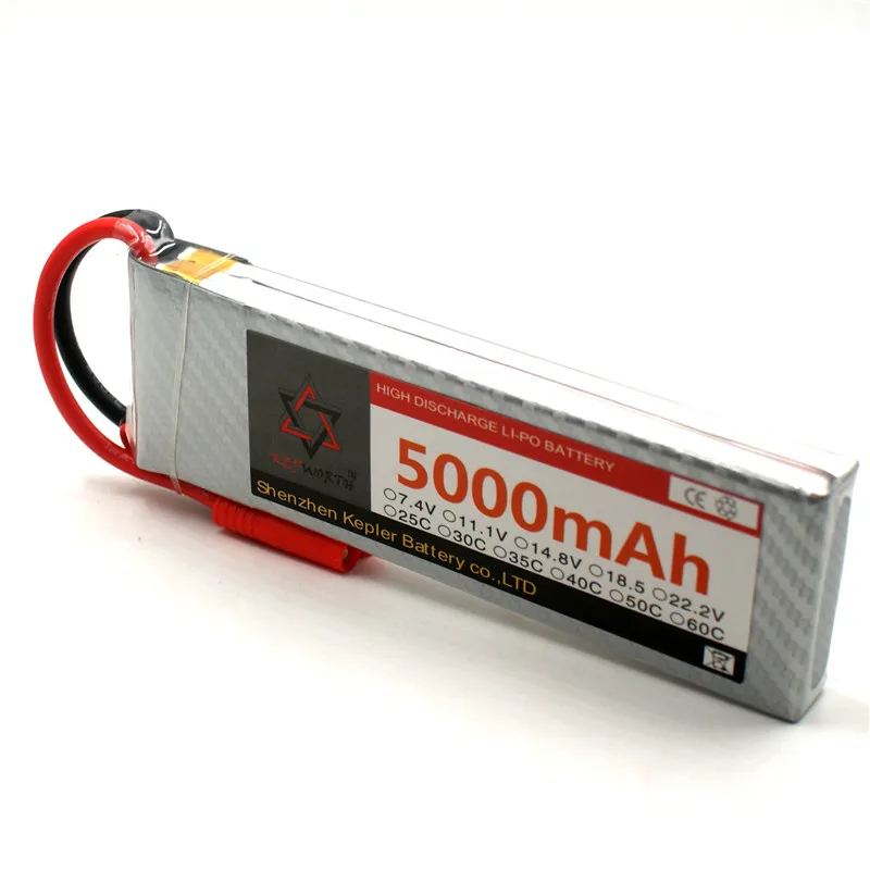 Литий полимерный аккумулятор RC 2s 7 4 v 5000 mAh 35c для радиоуправляемого автомобиля