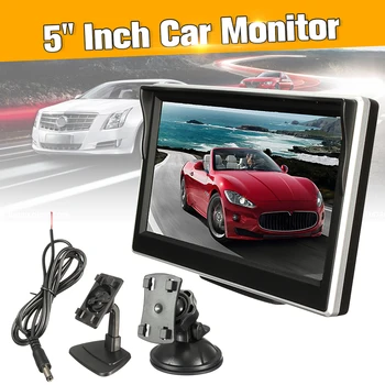 

Universal 5 Inch TFT LCD Display Car Monitor Rear View Backup Reverse Mirror Monitor Car DVD Screen Monitor Auto TV