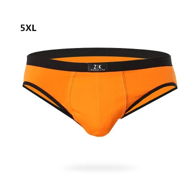 

ZK Sexy Underwear Mens Briefs Modal Cuecas Breathable Panties Gay L-4XL