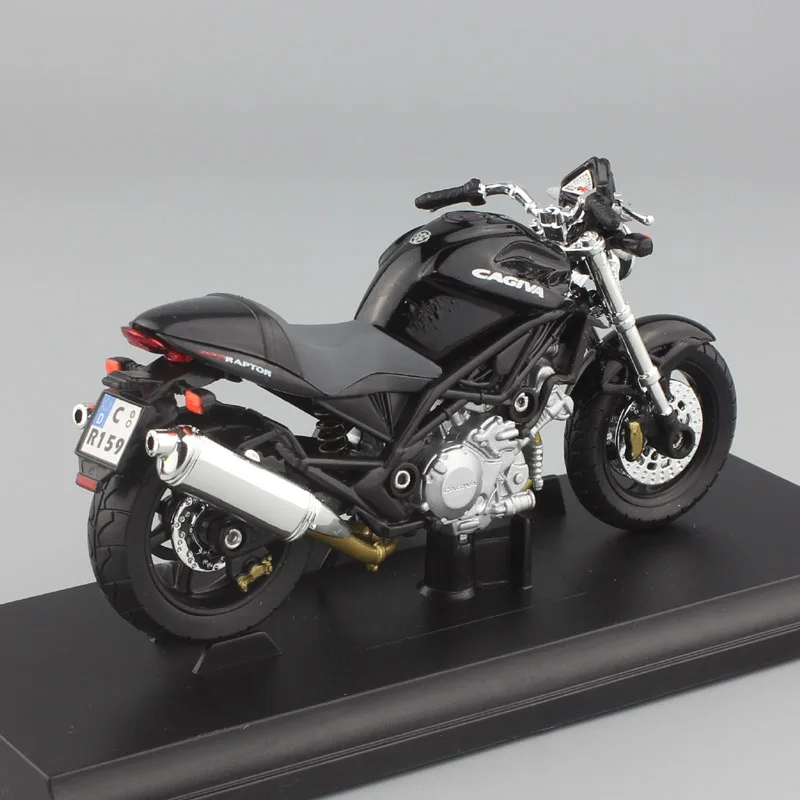 1:18 весы Детские CAGIVA Raptor 1000 улица мото rcycle мотоциклы Металлические Мини-модели авто Стайлинг автомобили литые игрушки для детей