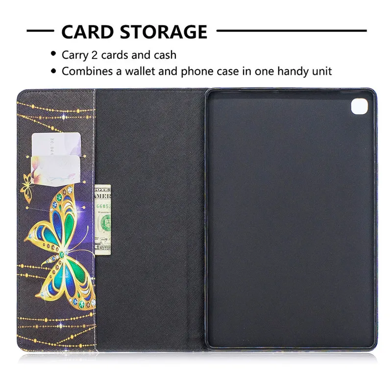 Wekays For Samsung Tab S5e 10.5 Cartoon Butterfly Leather Fundas Case For Samsung Galaxy Tab S5e 10.5 inch T720 T725 Cover Cases Wekays For Samsung Tab S5e 10.5 Cartoon Butterfly Leather Fundas Case For Samsung Galaxy Tab S5e 10.5 inch T720 T725 Cover Cases
