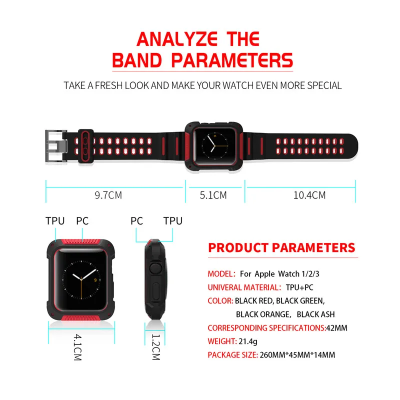 Анти-осенний ремешок для часов+ чехол для Apple Watch band 4 44 мм силиконовый защитный ремешок для iwatch Case 4 40 мм Аксессуары для браслета