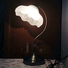 Европейский Американский светильник лампа элегантная прикроватная лампа для спальни элегантный кабинет пасторальный стиль ресторанные настольные лампы FG508