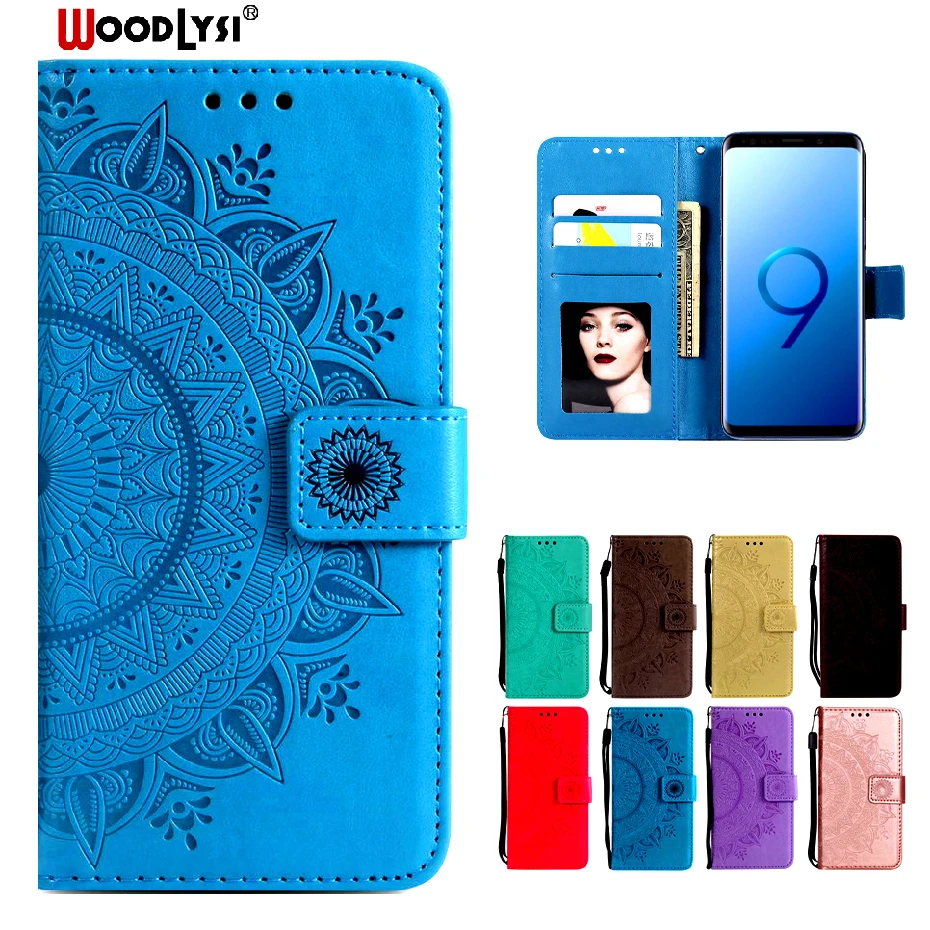 Кожаный флип-чехол для Samsung Galaxy S5 S6 S4 S3 S7 Edge S8 S9 Plus A3 A5 2017 J3 J4 J6 J7 J8 A6 A8 2018 Note 4 3 8 9 сумка