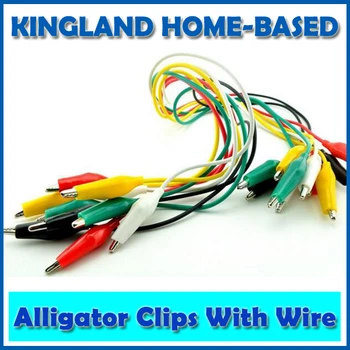 

Brand New 20pcs Alligator Clips Electrical DIY Test Leads Alligator Double-ended Crocodile Clips Roach Clip Test Jumper Wire