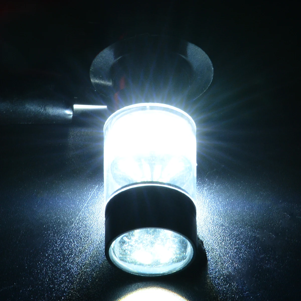 1PCS H6 Motorcycle Fog Light BA20D 2323 LED 100W DC 12V Motorbike DRL Daytime Running Lamp Bulb Super Bright White 6000K
