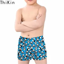 Тикин милое животное панда из мультфильма печать шортики для мальчика Летние Купальники для детей Купание пляж спорт детский купальник