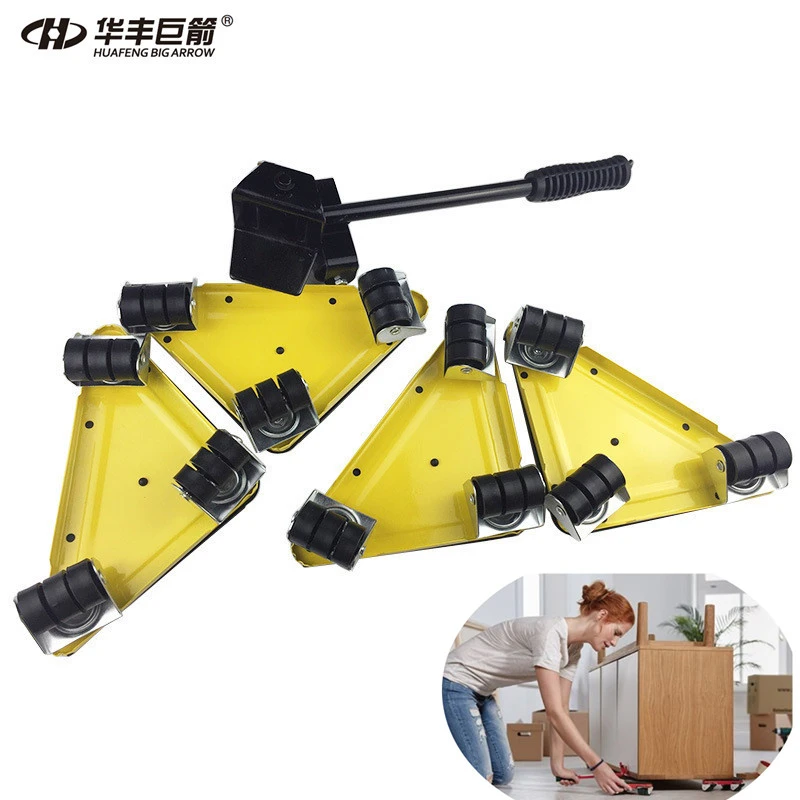 Furniture Mover Dolly Trolley Transport Removal Set Heavy Duty Lifter