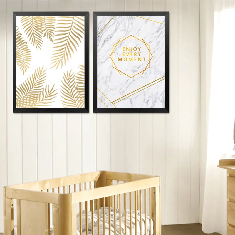 Nordic-Picture-Canvas-Art-Print-Cuadros-Yellow-Leaf-Wall-Art-Canvas-Painting-Wall-Pictures-For-Living (1)
