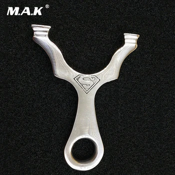 

Titanium Steel Slingshot Fine Polishing with Flat Rubber Band Recurve Outdoor Games for Hunting Shooting