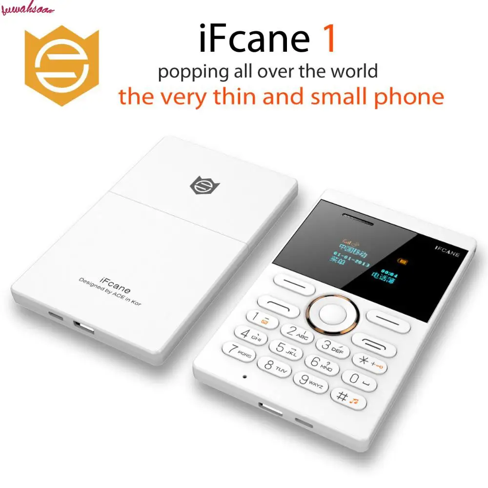 2 шт./лот Ifcane E1 мини мобильный телефон Карманный сотовый для пожилых людей