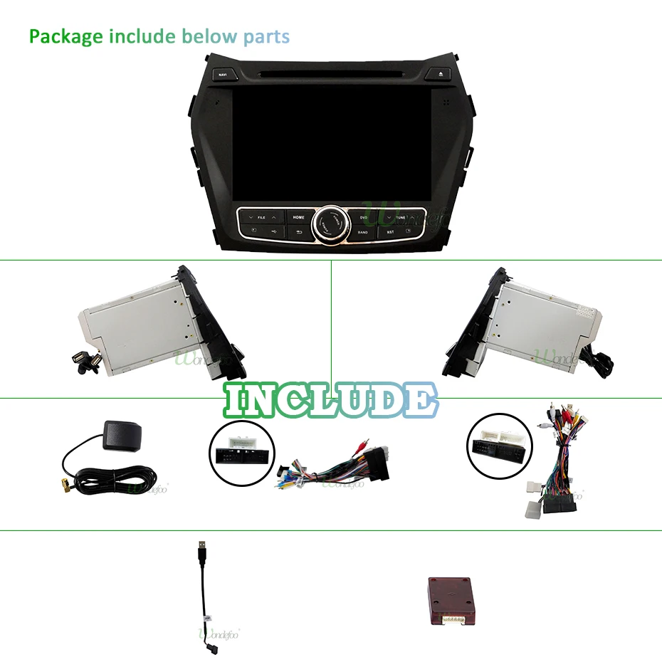 Top 64G DSP Android 9.0 IPS SCREEN AV Output CAR DVD PLAYER For Hyundai IX45 Santa fe 2013-2018 GPS player navigation radio stereo 2 Top 64G DSP Android 9.0 IPS SCREEN AV Output CAR DVD PLAYER For Hyundai IX45 Santa fe 2013-2018 GPS player navigation radio stereo 2