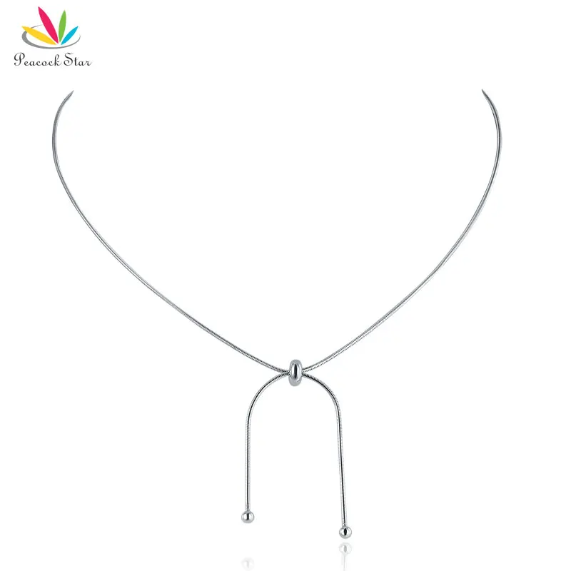 

Peacock Star Adjustable Solid 925 Sterling Silver Necklace Stylish Jewelry Birthday Gift CFN8093