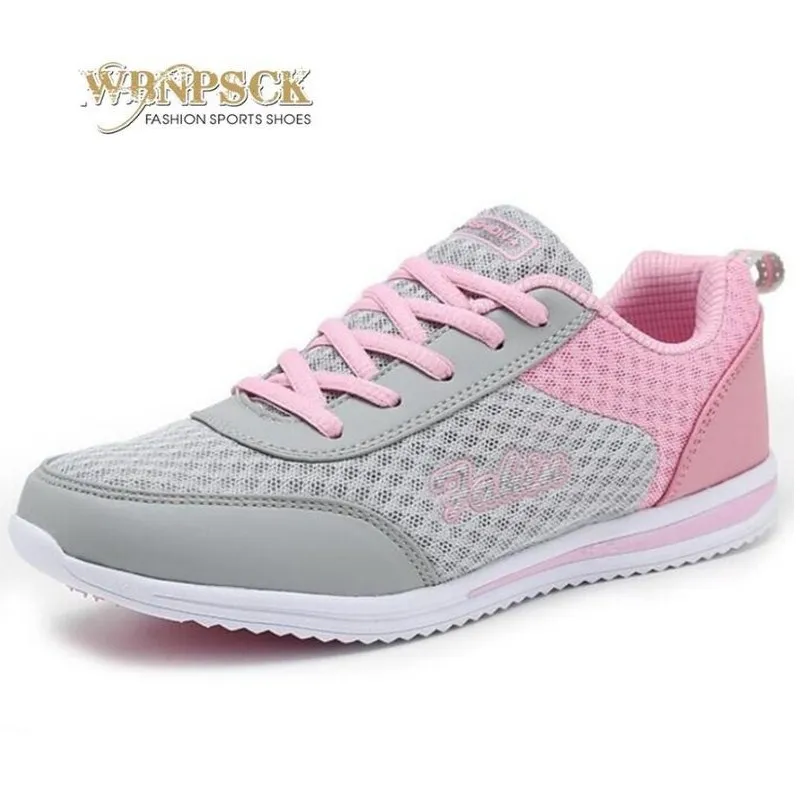 

2017 spring and autumn Zapato Women Breathable Mesh Zapatillas Shoes For Women Network Soft Casual Shoes Wild Flats Casual S826