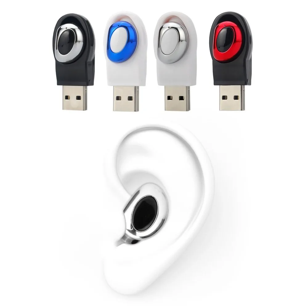 

M18 Wireless Bluetooth 4.1 Hidden Mini Earphone In-ear Earpiece Magnet USB Charger Handsfree with Mic dropshipping ear-buds