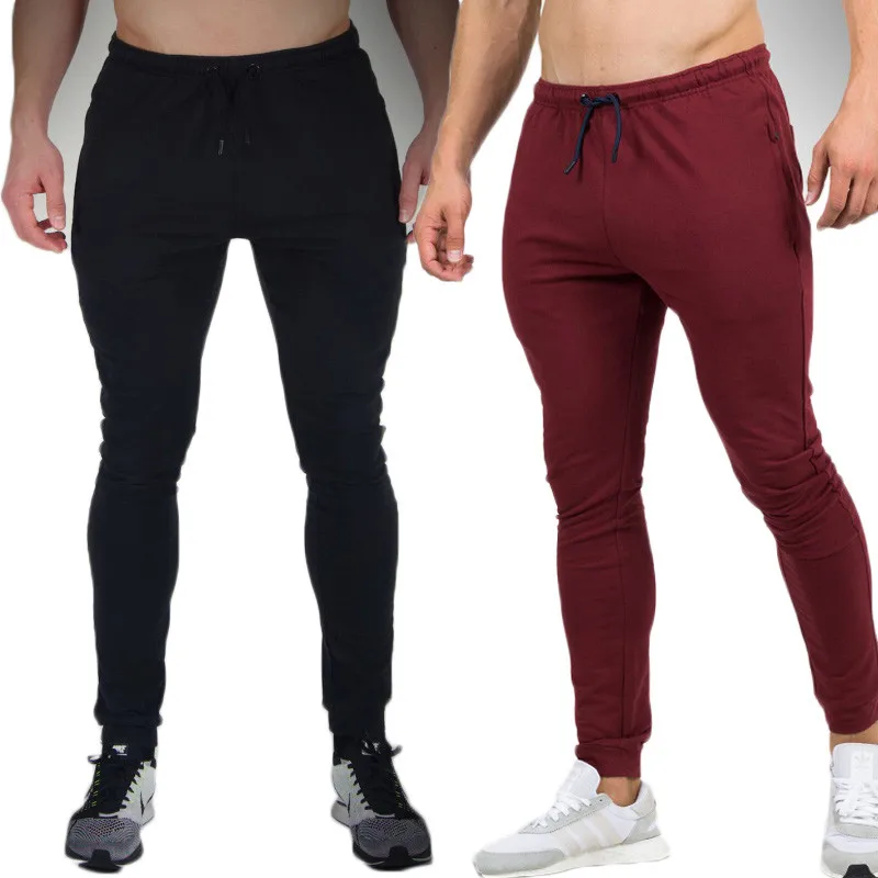 Новый Для мужчин Sportweart джоггеры Штаны эластичный пояс Slim Fit Длинные брюки костюм Фитнес тренировочные для бегунов пот Штаны Слаксы