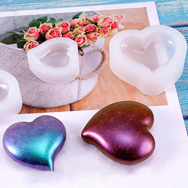

Epoxy Clear Heart Star Shape Silicone Resin Liquid Mold Pendant Casting Beads Crystal Molds DIY Jewelry Making Tool Hand Craft