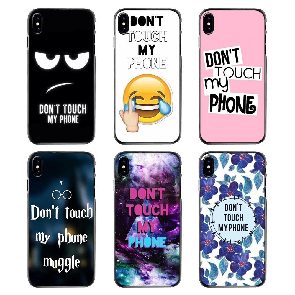 Не надписью Don't Touch My Phone (не трогай мой аксессуары защитный чехол для телефона