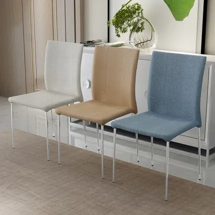 Stainless Steel dining Chair Creative Modern Simple Home Fabric dining Chair Stainless Steel dining Chair Creative Modern Simple Home Fabric dining Chair