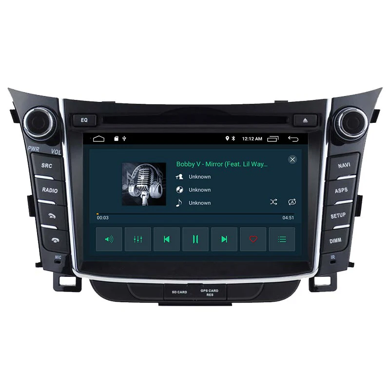 Perfect Android 8.1 Car dvd player for Hyundai I30 Elantra GT 2012 2013 2014 2015 2016 Car Radio gps navigation stereo multimedia 2G RAM 2