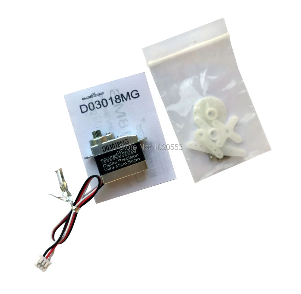 WLtoys обновленный металлический сервопривод для радиоуправляемого вертолета D03018MG