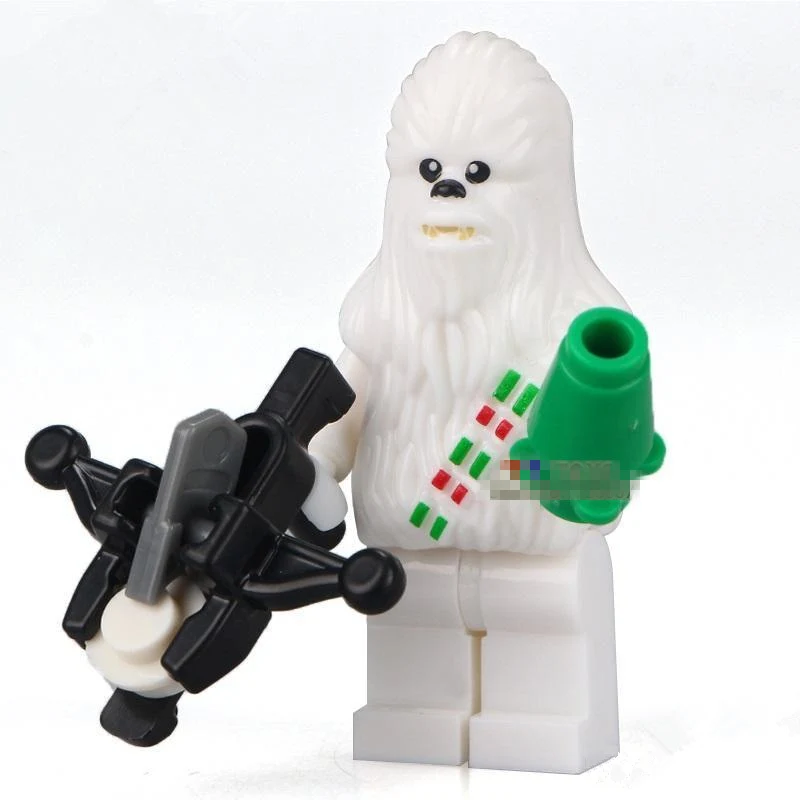 Kopen Enkele Verkoop STAR WAR Rogue een Sneeuw Chewbacca Minifig Monteren Bouwstenen Kinderen Leren Speelgoed Geschenken