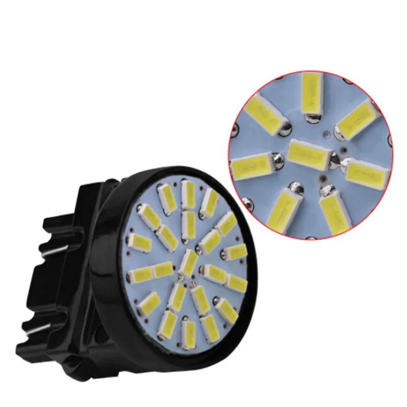 100x автомобильная лампа для стайлинга s25 1157 1156 Ba15s 3156 3157 7440 7443 22 Led 3014 22smd Свет