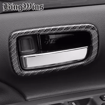 

ACCESSORIES FIT FOR 2014 2015 2016 MITSUBISHI OUTLANDER INSIDE INNER DOOR HANDLE COVER TRIM FRAME BEZEL MOLDING CAR STYLING