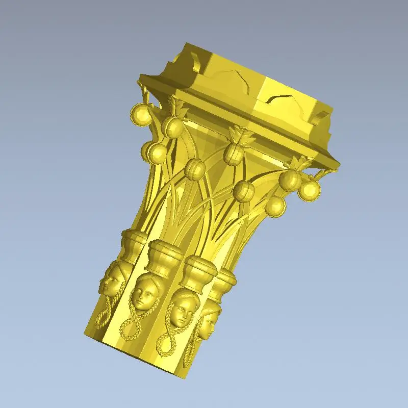 

High quality New 3D model for cnc 3D furniture decoration 3D carved figure sculpture machine in STL file Decor_53