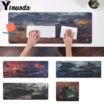 

Yinuoda New Printed world of tanks Silicone large/small Pad to Mouse Game Big Gaming Mouse Pad Lockedge Mouse Mat Keyboard Pad